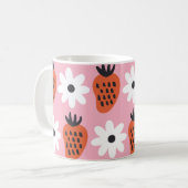 Gouden neon, abstracte kleurrijke lichten. koffiemok (Voorkant links)