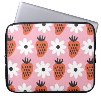 Gouden neon, abstracte kleurrijke lichten. laptop sleeve