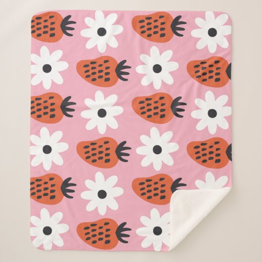 Gouden neon, abstracte kleurrijke lichten. sherpa deken (Voorkant)