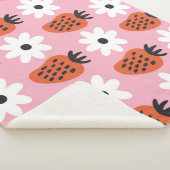 Gouden neon, abstracte kleurrijke lichten. sherpa deken (3/4)