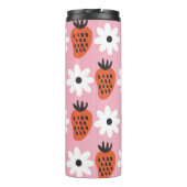 Gouden neon, abstracte kleurrijke lichten. thermosbeker (Achterkant)