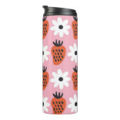 Gouden neon, abstracte kleurrijke lichten. thermosbeker (Geroteerd rechts)