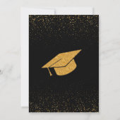 Gouden Neon Verpleegkunde Pinning ceremonie uitnod Kaart (Achterkant)