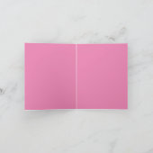 Gouden Nep Glitters Roze Glans Bedankkaart (Binnen)
