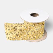 Gouden nepschitterprint luipaardprint