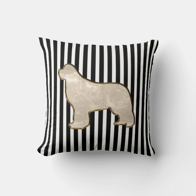 Gouden neur van de drielucht kussen (Voorkant)