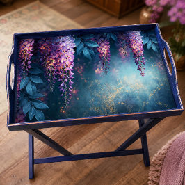 Gouden Nevel Paarse Wisteria Decoupage Tissuepapier