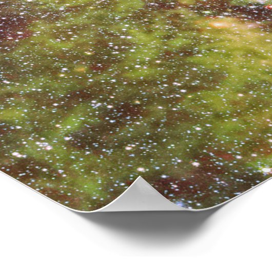 Gouden NGC 5068 | JWST Poster (Hoek)