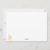 Gouden Nieuwjaar Dragon 2024 Chinees Feestdagenkaart (Achterkant)