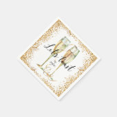 Gouden Nieuwjaar Party Papier Servet (Hoek)