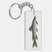 Gouden Nijl Catfish Sleutelhanger (Voorkant Links)