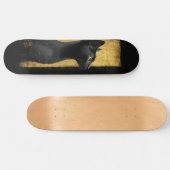 Gouden Noir Persoonlijk Skateboard (Horizontaal)