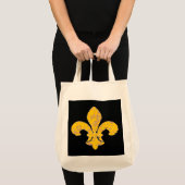 Gouden Noodlijdende Fleur De Lis Tote Bag (Voorkant (product))