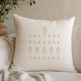 Gouden Nordic Threads Worpkussen Kussen