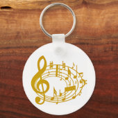 Gouden Noten_ Sleutelhanger (Voorkant)