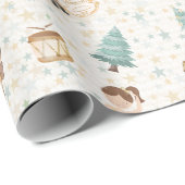 Gouden Notenkraker & Ballerina Design Cadeaupapier (Rol Hoek)