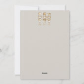 Gouden Notenkraker Kerstmis Feestdagenkaart (Achterkant)