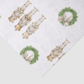 Gouden Notenkraker Kerstmis Tissuepapier (Detail)