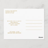 GOUDEN NOTENKRAKERS KERST BRIEFKAART (Achterkant)