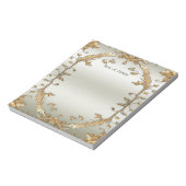 Gouden  Notitieblok (Linkerzijde)