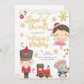 Gouden Nutkraker Land van zoet Aanwezigheid Kaart (Voorkant / Achterkant)