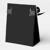 Gouden Oceaan, Elegant Strand Bruiloft Bedankdoosjes (Achterkant)