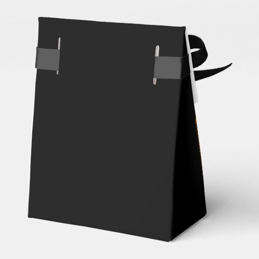 Gouden Oceaan, Elegant Strand Bruiloft Bedankdoosjes (Achterkant)