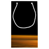 Gouden Oceaan, Elegant Strand Bruiloft Klein Cadeauzakje (Achterkant)