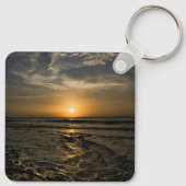 Gouden Oceanzonsondergang Sleutelhanger (Achterkant)