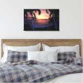 Gouden Ochtend Canvas Afdruk (Insitu (Slaapkamer))