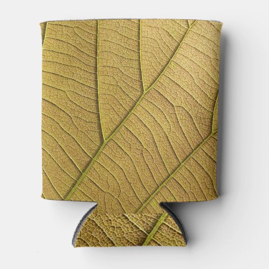 Gouden Ochtend: Herfstbladontwerp Blikjeskoeler (Voorkant)