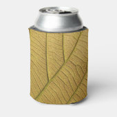 Gouden Ochtend: Herfstbladontwerp Blikjeskoeler (Blikje Achterkant)