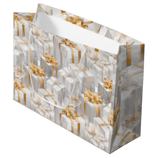 Gouden ochtendcadeaus - Cadeautas (Voorkant Gekanteld)