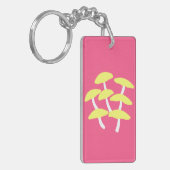 Gouden Oester Acrylen Sleutelhanger (Voorkant Links)
