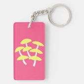 Gouden Oester Acrylen Sleutelhanger (achterkant)