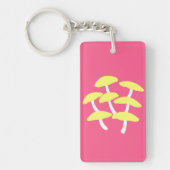 Gouden Oester Acrylen Sleutelhanger (Voorkant)