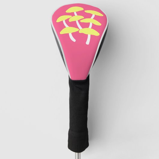 Gouden Oester Driver Golf Head Cover (Voorkant)