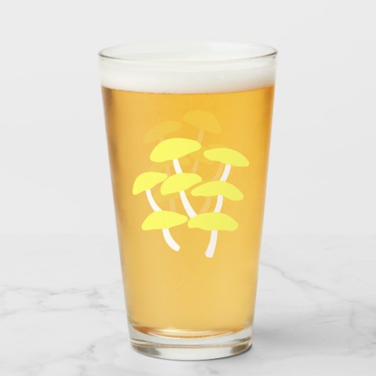 Gouden Oester Glas Cup (Achterkant gevuld)