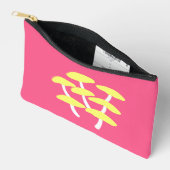 Gouden Oester Kleine Schoudertas Etui (Open)