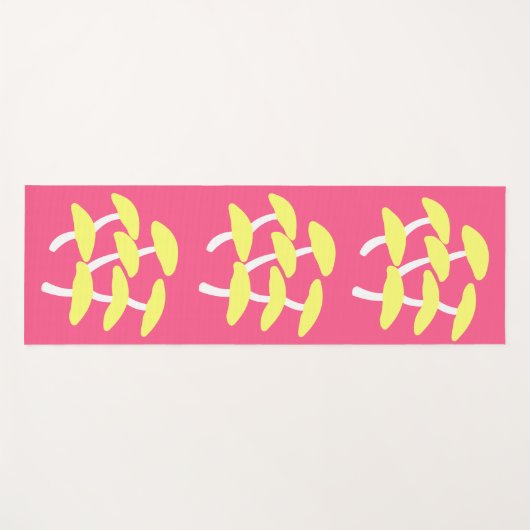 Gouden Oester Yoga Mat (Voorkant (horizontaal))