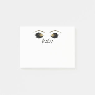 Gouden Ogen Make-up Wimpers Oogharen Gepersonalise Post-it® Notes