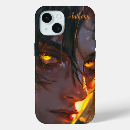 Gouden ogen mannelijk Case-Mate iPhone case (Achterkant)