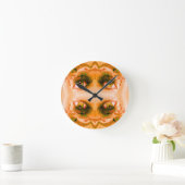 Gouden Ogen Ronde Klok (Huis)