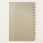 Gouden Olifant Monogram Planner (Achterkant)