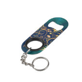 Gouden olifant sleutelhanger flessenopener (Achterkant Gekanteld)
