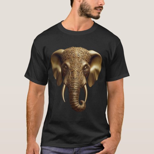 Gouden Olifant T-shirt (Voorkant)