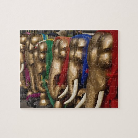 Gouden Olifanten Legpuzzel (Horizontaal)