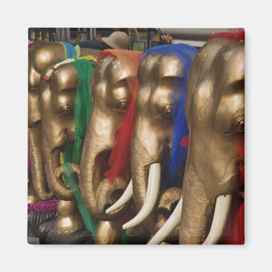 Gouden Olifanten Magneet (Voorkant)
