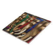 Gouden Olifanten Tegeltje (Zijkant)