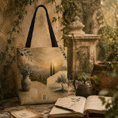 Gouden Olijfgaard Mediterraan Landschapskunst Tote Bag